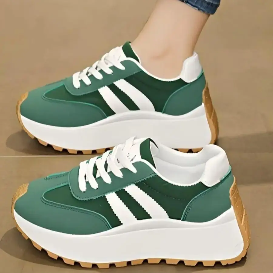 

Женские удобные кроссовки на платформе в ретро-стиле, легкие повседневные модные кроссовки для прогулок