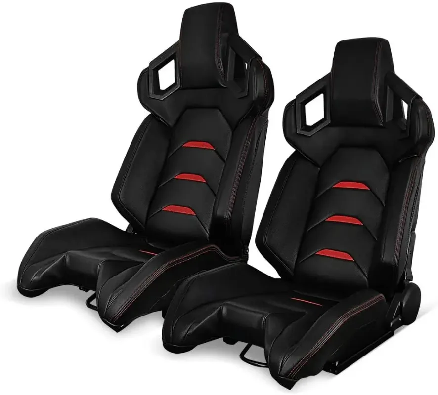 

Interior Accessories Luxury Leather Barrel Adjustable Sports Car Racing Seats