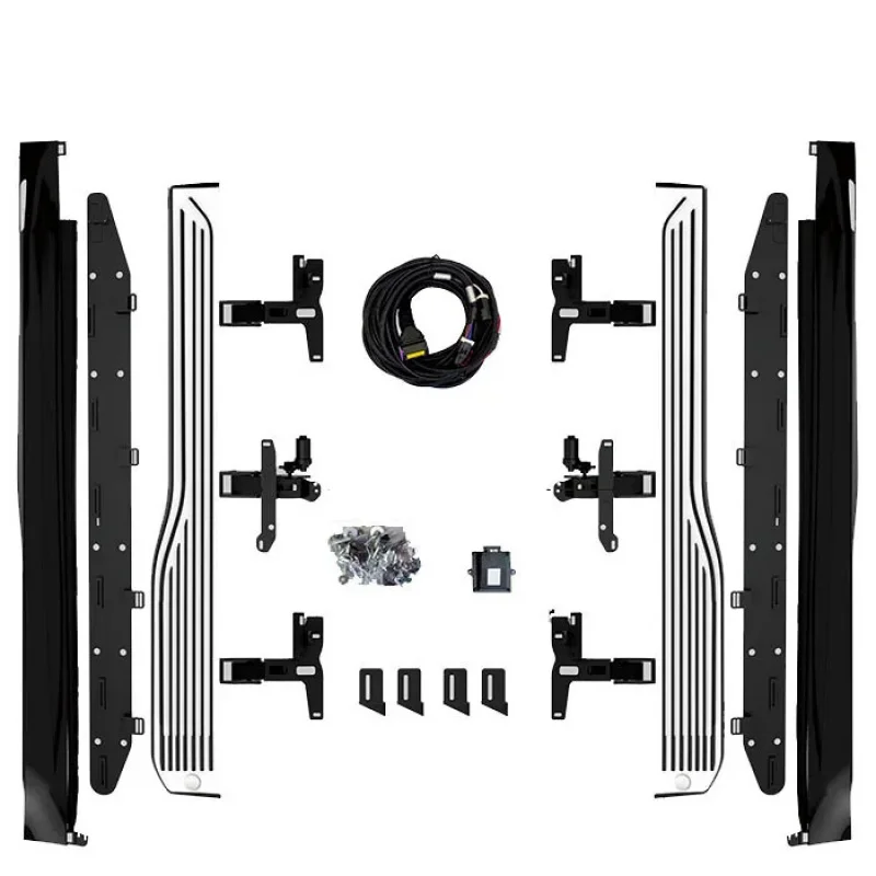 

Automatic S Upreme Style Power Step Electric Running Boards Side Steps Pedal for X5 X7 Width 22cm Black Powder Coated