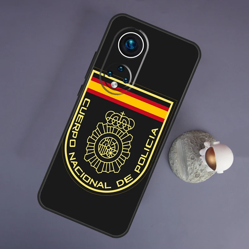 Spain National Police Logo For Huawei Honor Magic 5 Lite 70 50 X8 X9 a P20 P30 P40 P50 P60 Pro P Smart Nova 9 5T Case