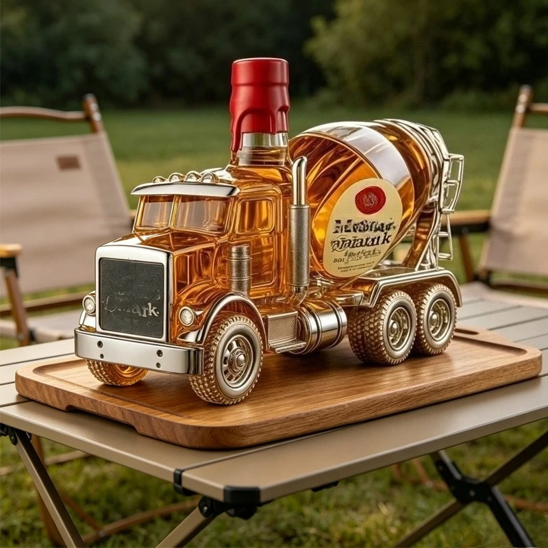 Botella de Licor de Vidrio, Dispensador de Whisky Escocés, Regalo Perfecto para Hombres y Padres, Decoración para Bar en Casa, Botella de Alcohol Novedosa para Fiestas