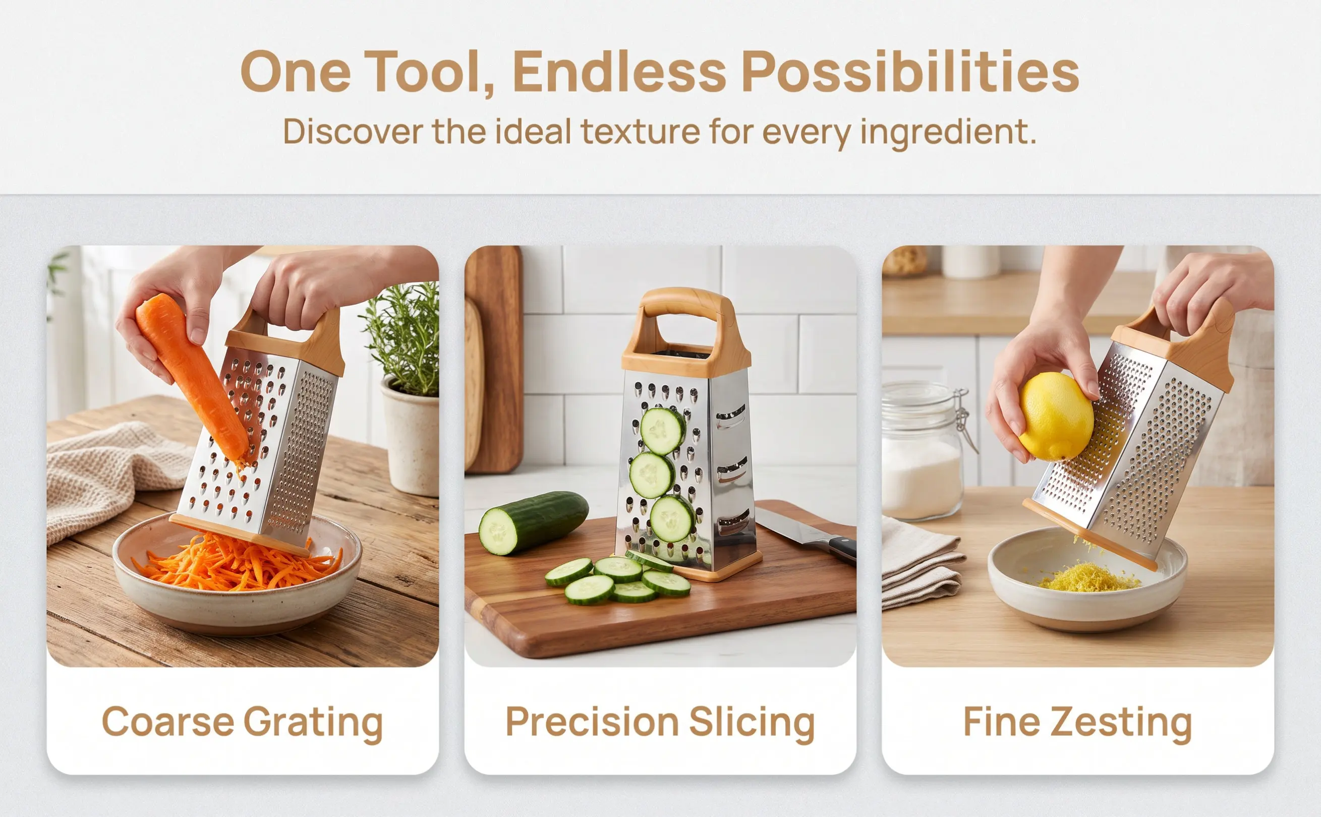 8 Inch Stainless Steel Multifunction Six-Sided Planing Slicer Easy Handle Veggie Cutting Tool Efficient Potato
