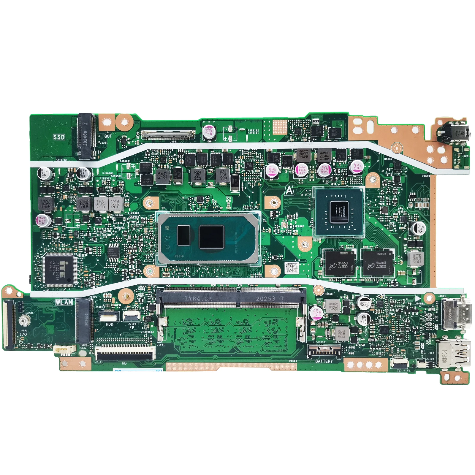 X409JP Laptop Motherboard For ASUS X509JB X509JP X409JB R409J P1510CJA Notebook Mainboard CPU I3 I5 I7-10th Gen 4G/8G-RAM 920MX