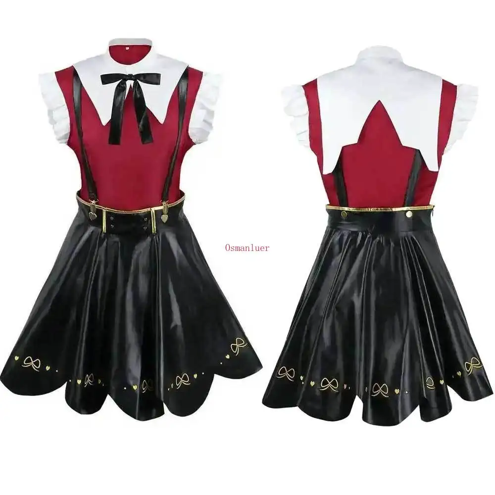 Costume de cosplay pour femmes Needy Girl Overdose, uniforme scolaire pour adultes, jupe en cuir, Abyss KAngel Ame Chan, costume d'Halloween
