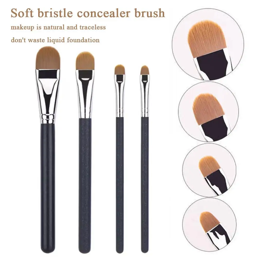 Multi Purpose Makeup Brushes U Shape Head Liquid Cream Applicator Ultra-thin Professional Foundation Concealer Brush Makeup Tool