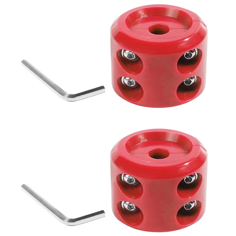 

H5-2X Rubber Winch Stopper,Winch Cable Saver Hook Stopper Line Rubber Stopper With Hex Wrench,Car Accessories Winch Rope