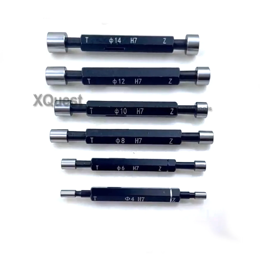 H7 Hole Diameter Detection Smooth Plug Gauge 2mm 3mm 4mm 5mm 6mm 7mm 8mm 9mm 10mm 11mm 12mm 13mm 14mm Glossy Gauge Tools