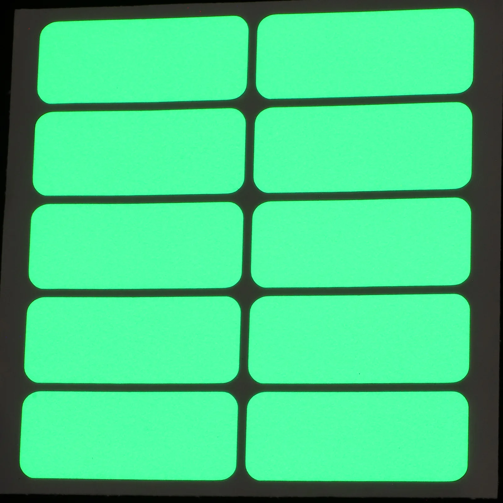 1 Sheet Night Glow Switch Sticker PVC Decorative Luminous Art Decal Easy Apply Remove for Bedroom Bathroom Kitchen Wall Home