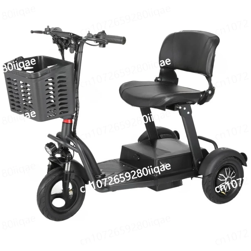 

Mini Electric Tricycle 3 Wheel Foldable Mobility Scooter for Preassembled 48V with Removable Battery