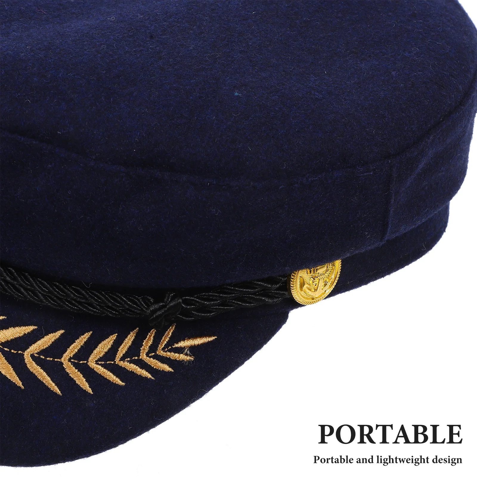 قبعة كابتن البحارة خفيفة الوزن ومتينة ومسامية للرجال والنساء كاجوال لحفلات السفر وقارب كابتن قبعة كوسبلاي