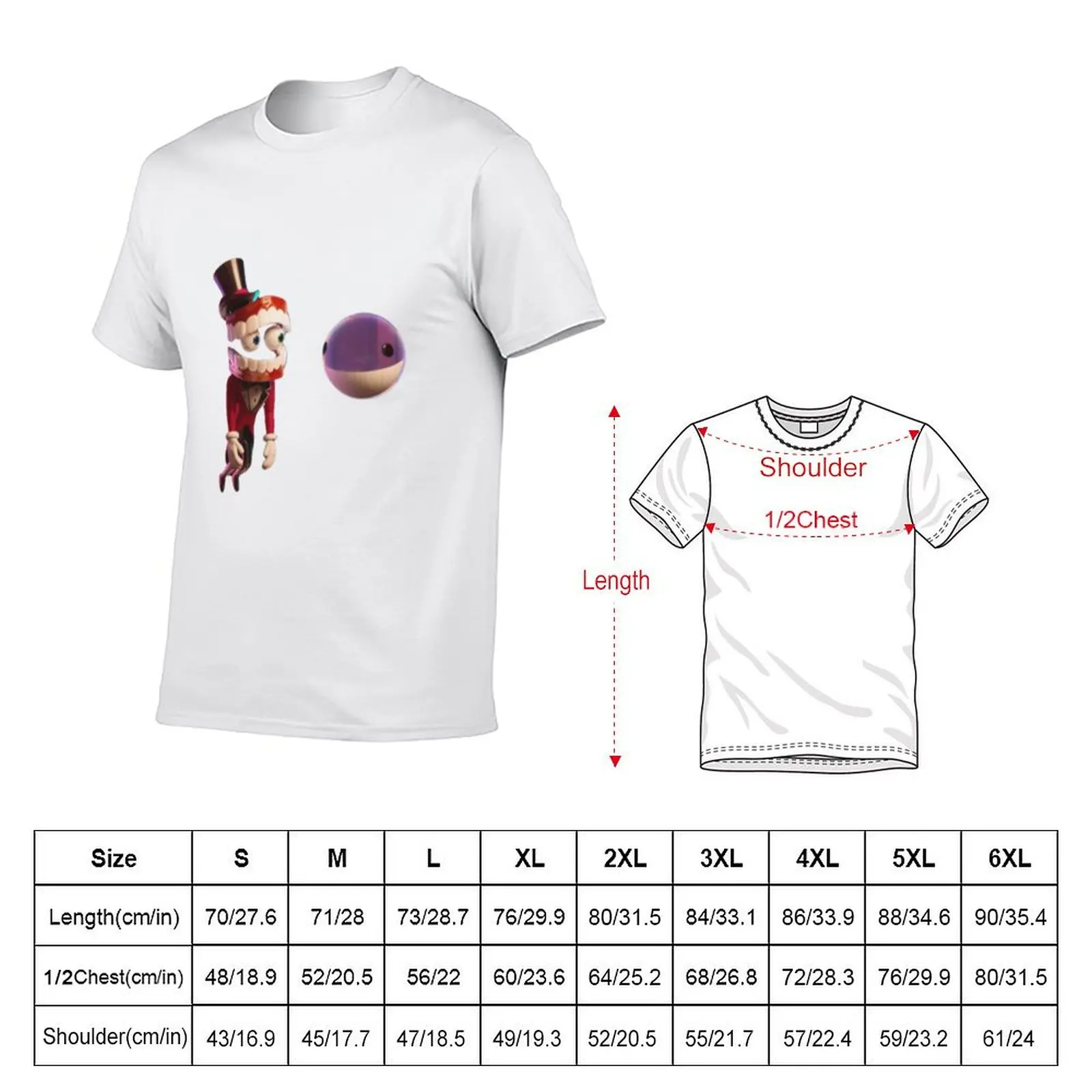 TADC: Caine and Bubble T-Shirt Plus Size Comfort Fit Tee