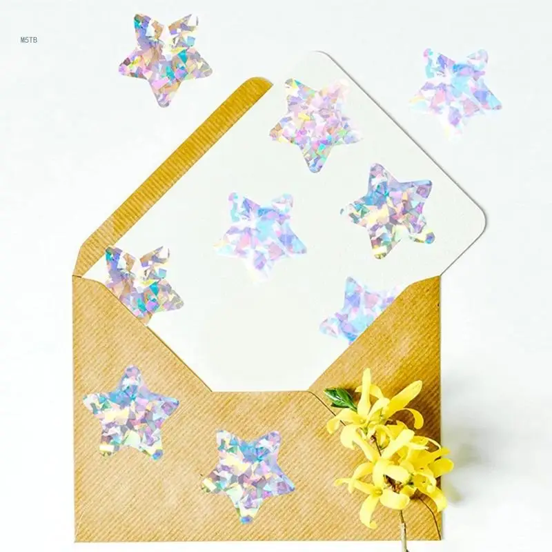 

Sparkling Star Sticker Self Adhesive Wrap Sticker for Photo Album Journal Dropship