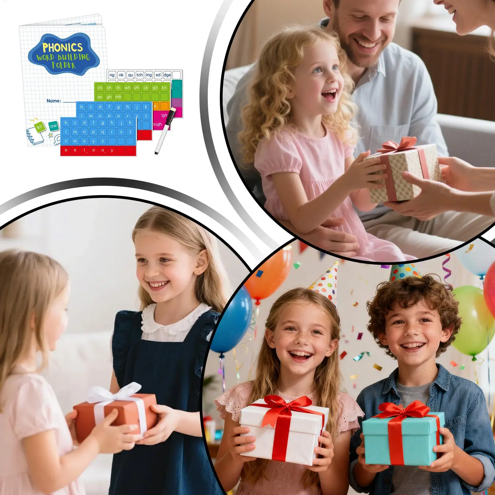 Letter Tiles For Phonics And Spelling Complete Magnetic Educational Interactive Learn To Read Phonics Games For Kids Boys view 4