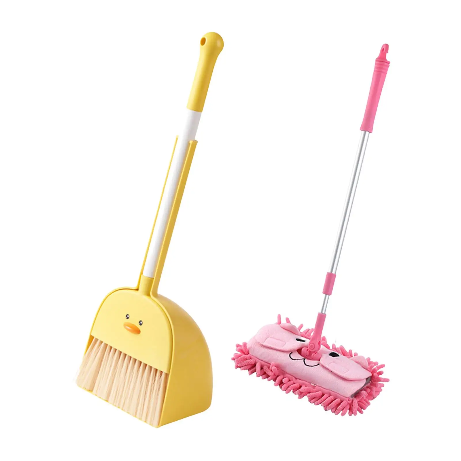 Toddlers Broom Set Birthday Gifts Early Learning Cute Develop Life Skills Kids