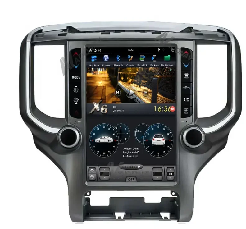 12.1" Android 11 4G Network  Navigation Car Dvd Player with  Carplay and Android Auto for dodge Ram 2500 2018 2019 2020 view 2