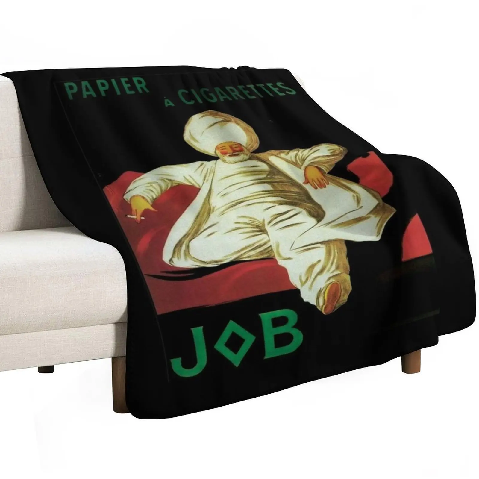 Leonetto Cappiello Job Papier A Cigarettes Throw Blanket Soft Beds Baby Soft Plush Plaid Retros warm for winter Picnic Blankets