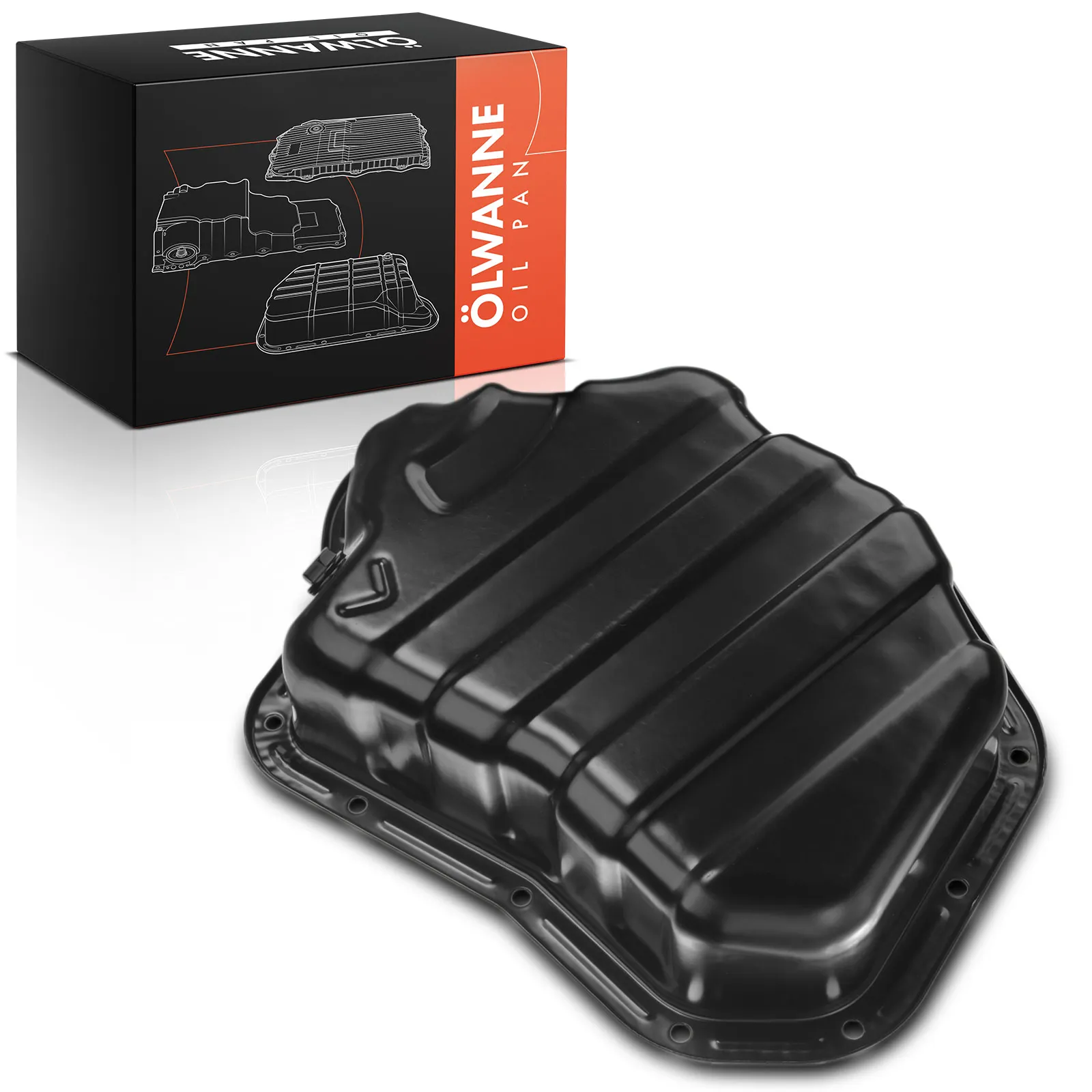 Frankberg 1x Oliepan motoroliebak voor Nissan X-Trail T30 2001-2013 2.2L 0216-00-167847 V38-0376 11110-AD210