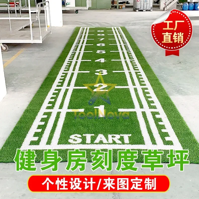 2026*Hotsale Functional lawn gym scale pattern artificial personal training studio carpet Functional scale lawn