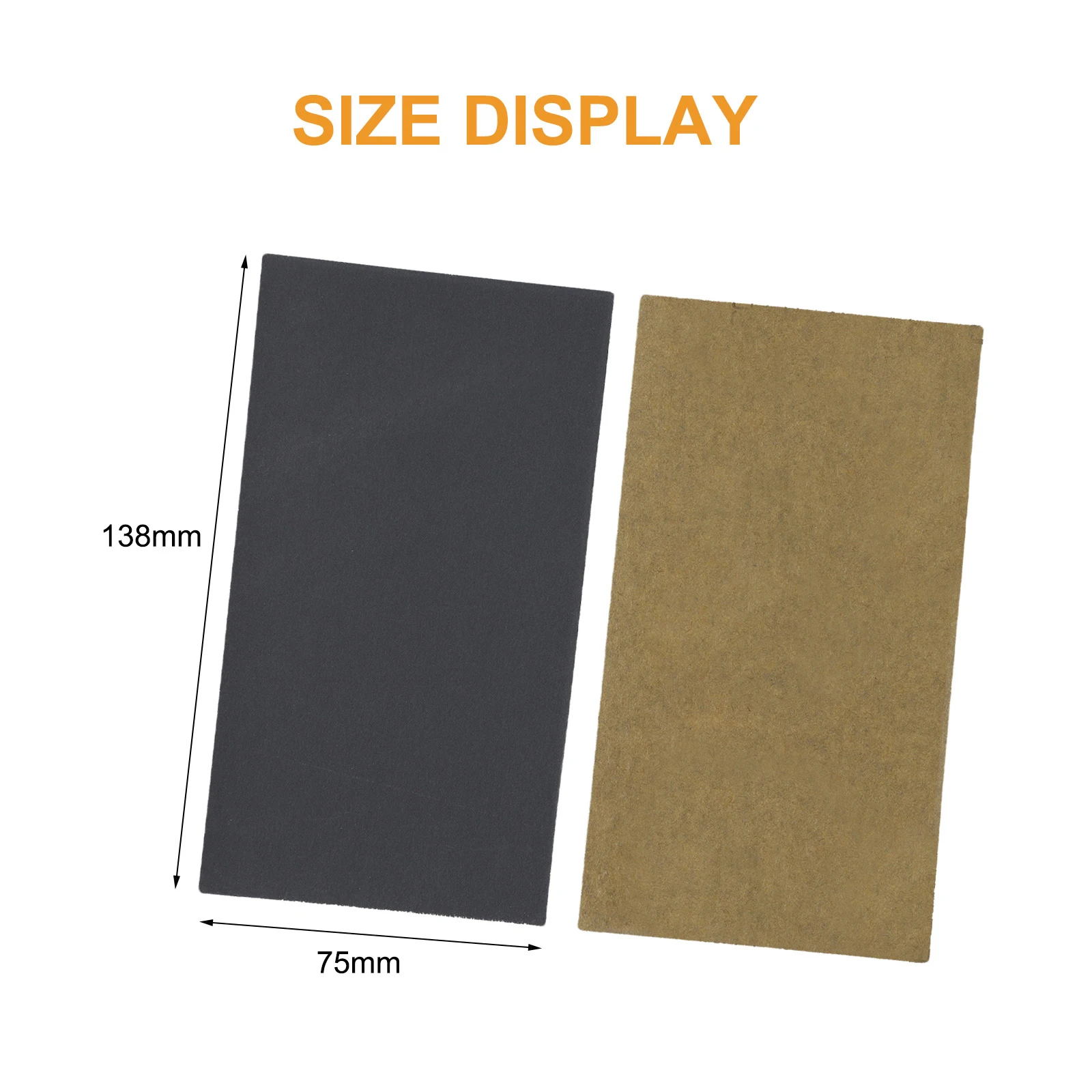 Practical Professional New Sandpaper 10 Piece Sanding Sheets Set Wet / Dry 600/800/1000/1200/1500/2000/2500Grit