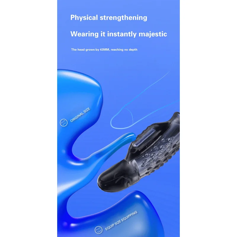 Toys for Men Couple Sleeve Vibrating Cock Penis Ring  Delay Ejaculation G Spot  Stimulate Massager Sex