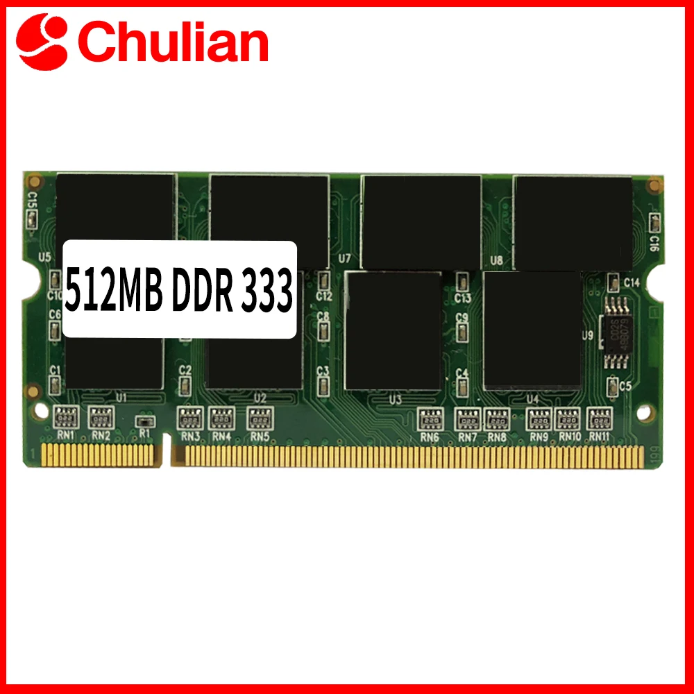 For Notebook Sodimm Memoria Laptop Memory Ram PC2700 DDR 333MHz 200PIN DDR1 For 512MB Memory For Intel CPU Or AMD CPU