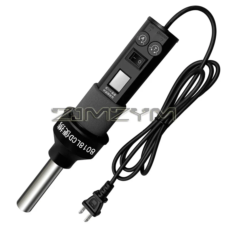 110V 220V LCD Digital Heat Hot Air Gun Desoldering Soldering Station Temperature Adjustable 8018 LCD