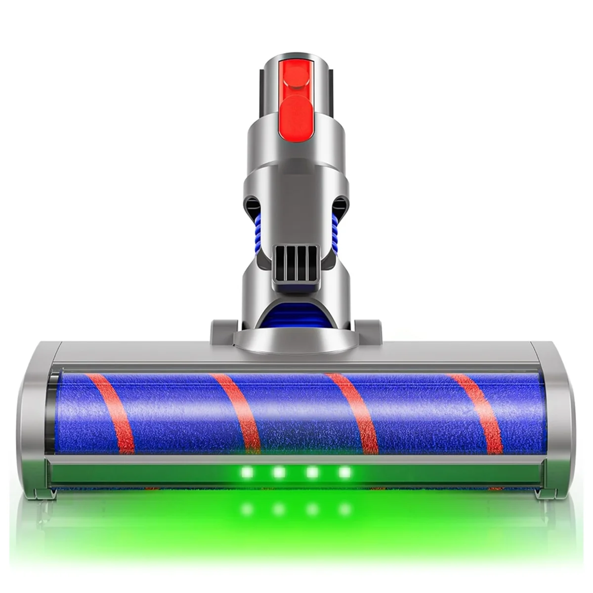 A56T Soft Roller Brush Head for Dyson V7 V8 V10 V11 V15 Cordless Cleaners Hardwood Floor Accessories with Dust Detection