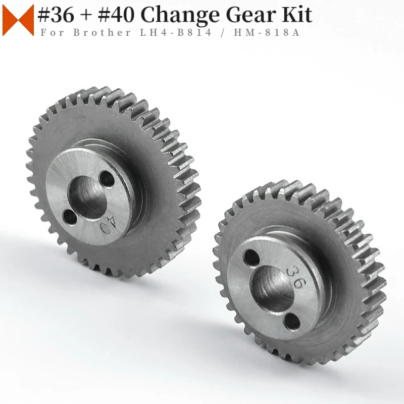 141379000 (#36) + 141381000 (#40) сменный Шестеренчатый набор для швейной Машинки с планкой