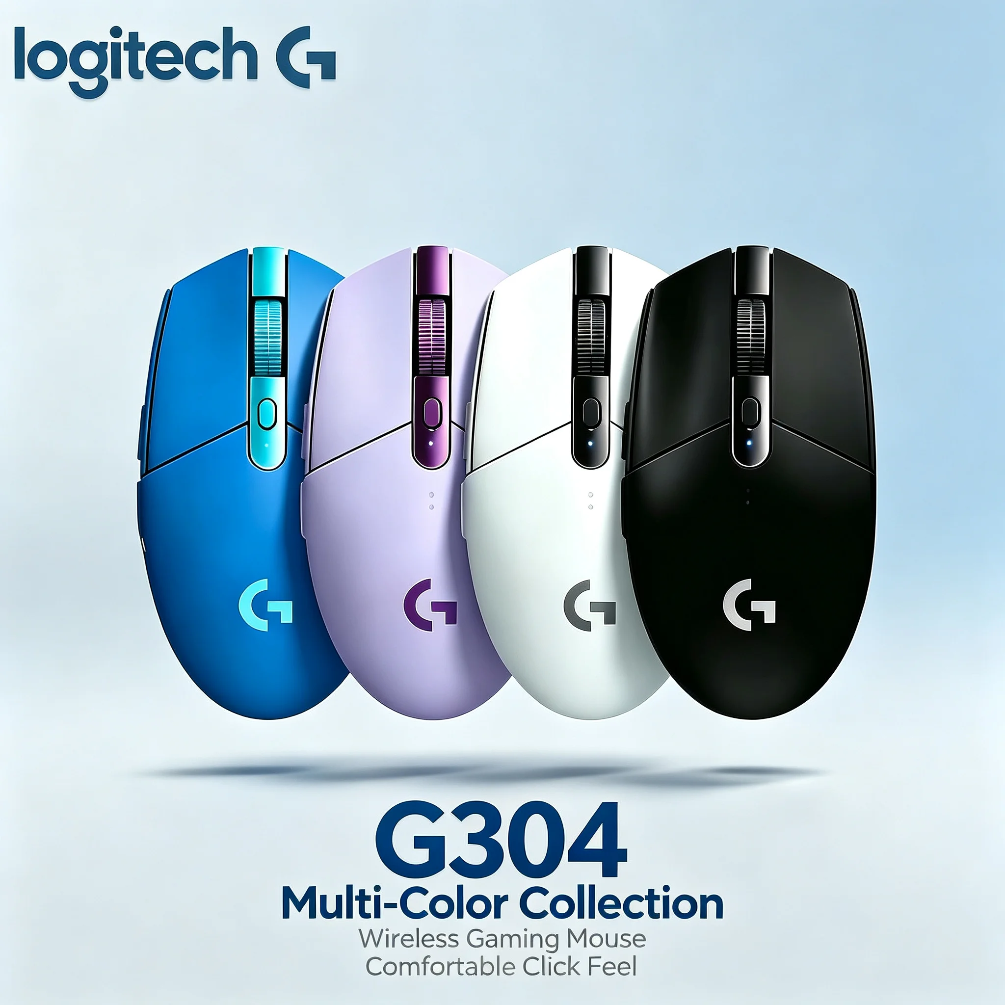 Logitech G304 Original Wireless Gaming Mouse Plug‑and‑Play Nano Receiver Mice For Windows Mac Laptop