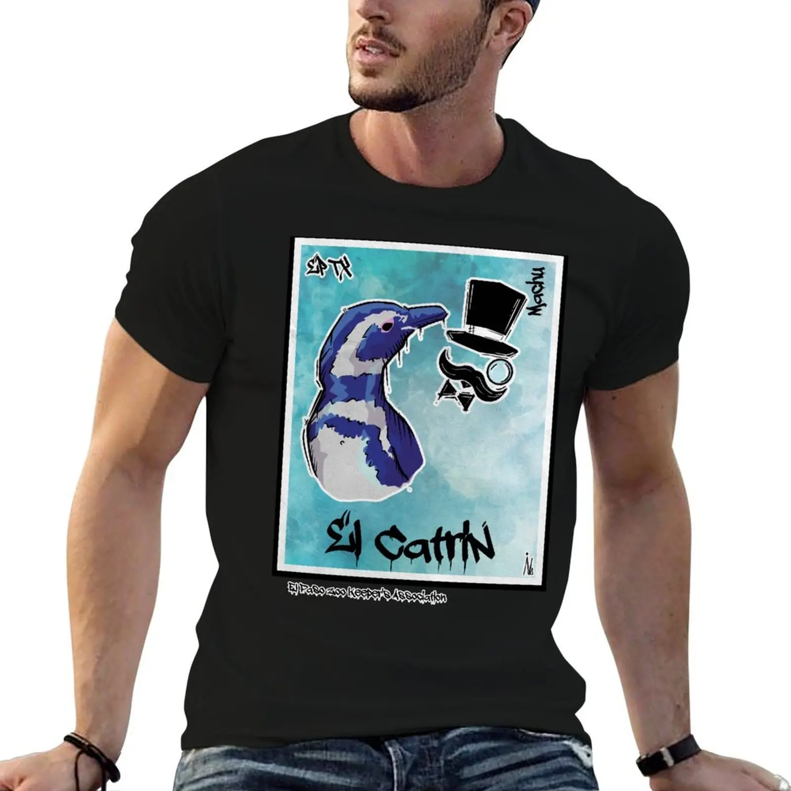 

El Catrin - The Gentleman T-Shirt man t shirt cotton high quality cotton t shirt man anime tshirt T-shirt