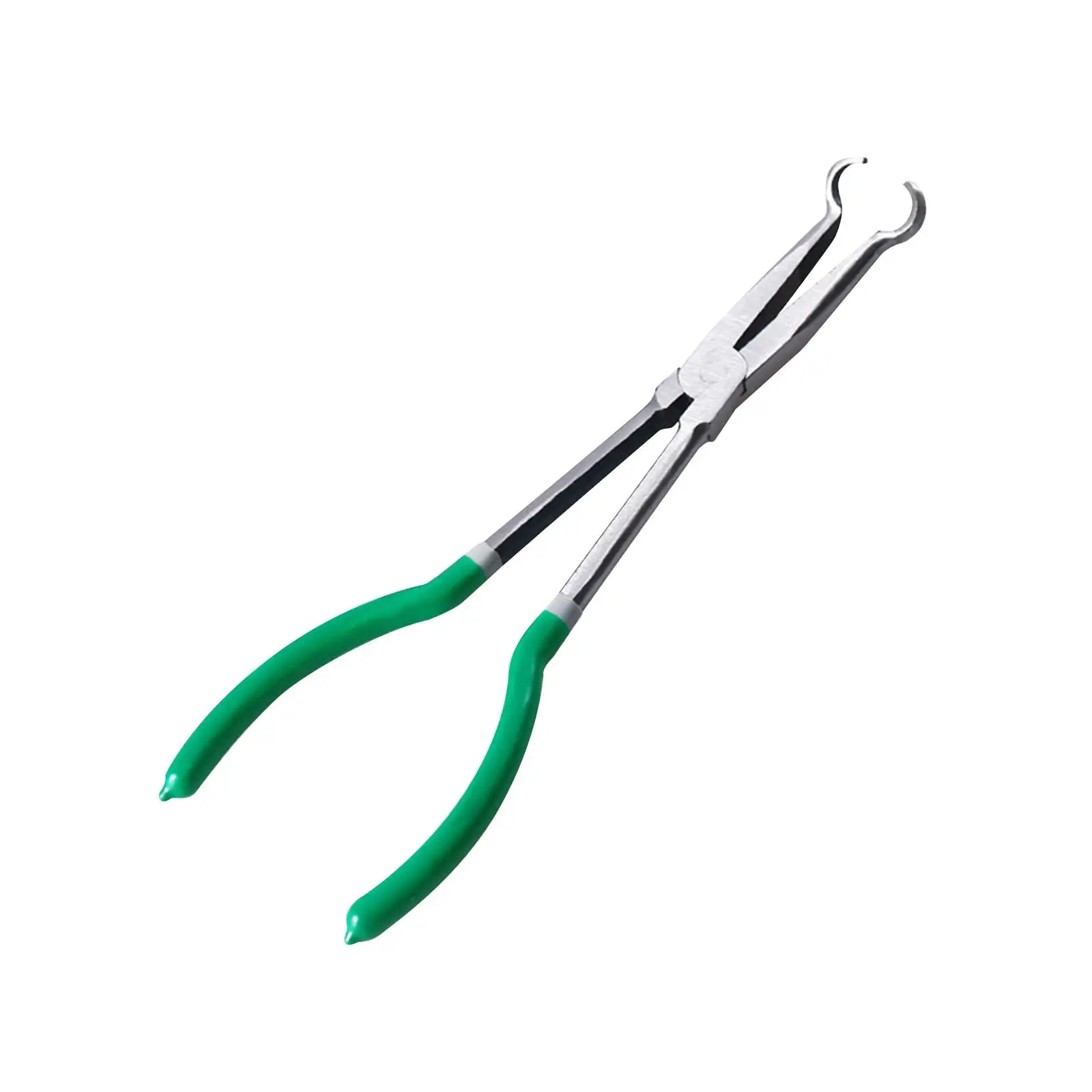 Tang Penjepit Selang Alat Tang Panjang Berbahan Baja dengan Pegangan Karet untuk Melepas Boot Busi Perbaikan Otomotif untuk Peralatan Rumah Tangga