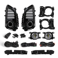 DLAA-linterna antiniebla Led DRL para Toyota Yaris Ativ Vios 2022 2023, luces de circulación diurna, cubierta de faro de parachoques delantero, arnés de cables de 12V