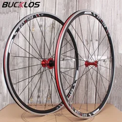 BUCKLOS Road Bike Wheelset/wheel Set Aluminum Alloy 700C Wheel Bicycle Front Rear QR Wheelset For 7-11S Cassette Bike Part