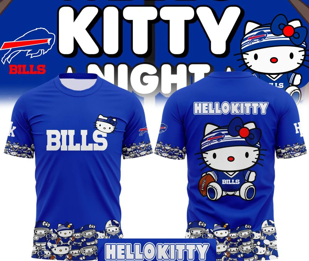 

New Fashionable and Popular HELLO KITTY High-end Quality 3D Printing Breathable and Comfortable Short-sleeved Adult T-shirt