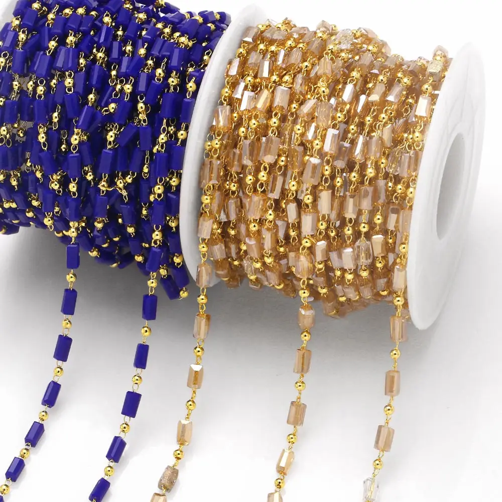 

OCESRIO 10 м Регулируемая Цепочка с кристаллами ожерелье браслет сделай сам изготовление медной цепочки для ювелирных изделий Бесплатная доставка cana156