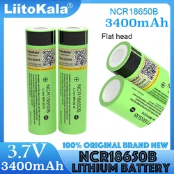 LiitoKala 100% nowy oryginalny 3.7v 3400mAh 18650 akumulator litowo-jonowy 4.2v NCR18650B do baterii latarki