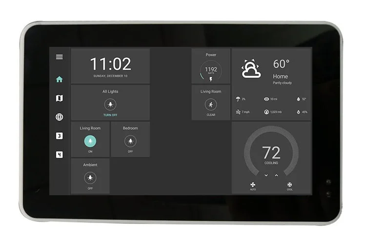 2026unique 5 Inch POE Android Touch Panel for HVAC and Building Automation