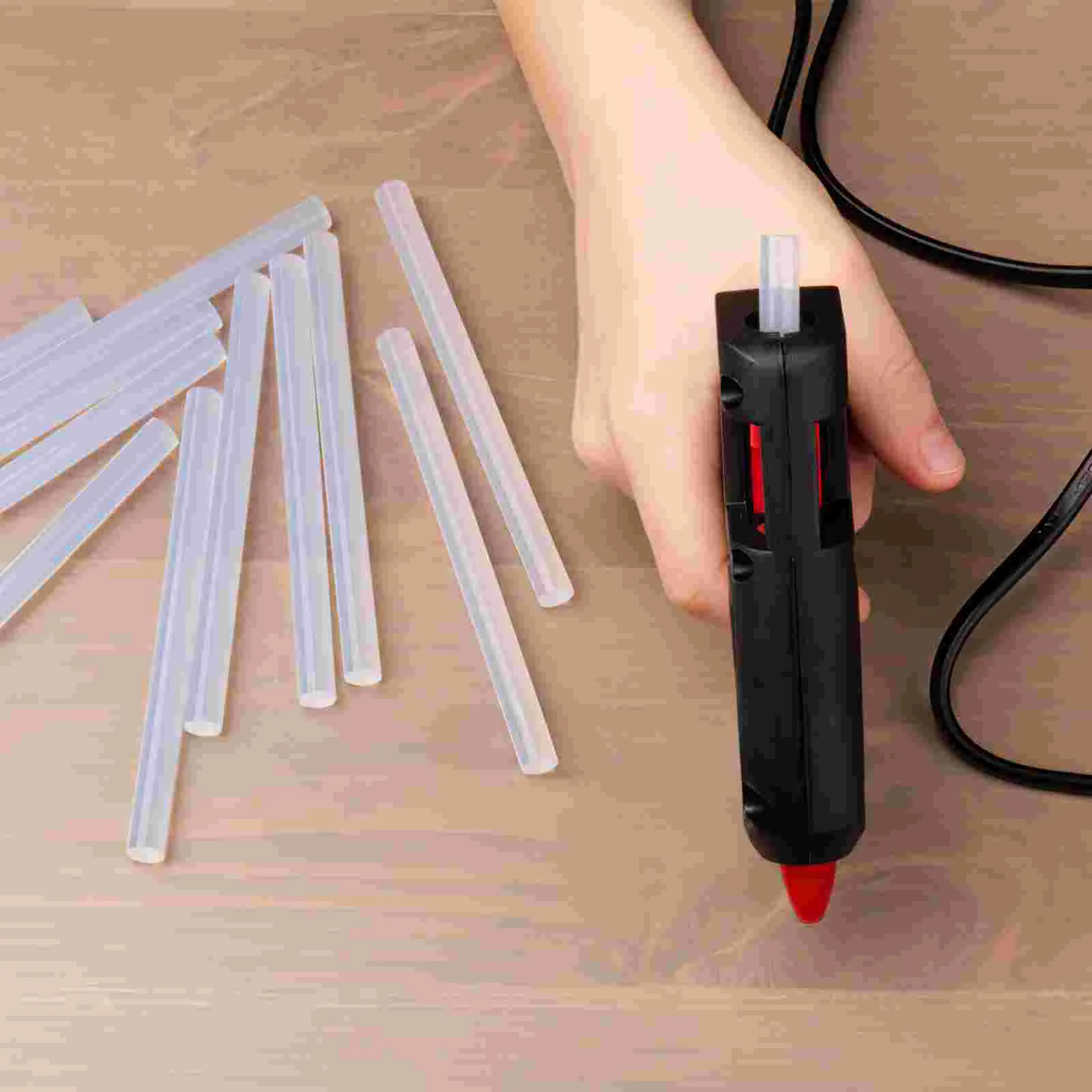 50 Pcs Hot Melt Glue Stick Sticks Clear Handicrafts Making High Viscosity Thermoplastic Resin Adhesive Rod