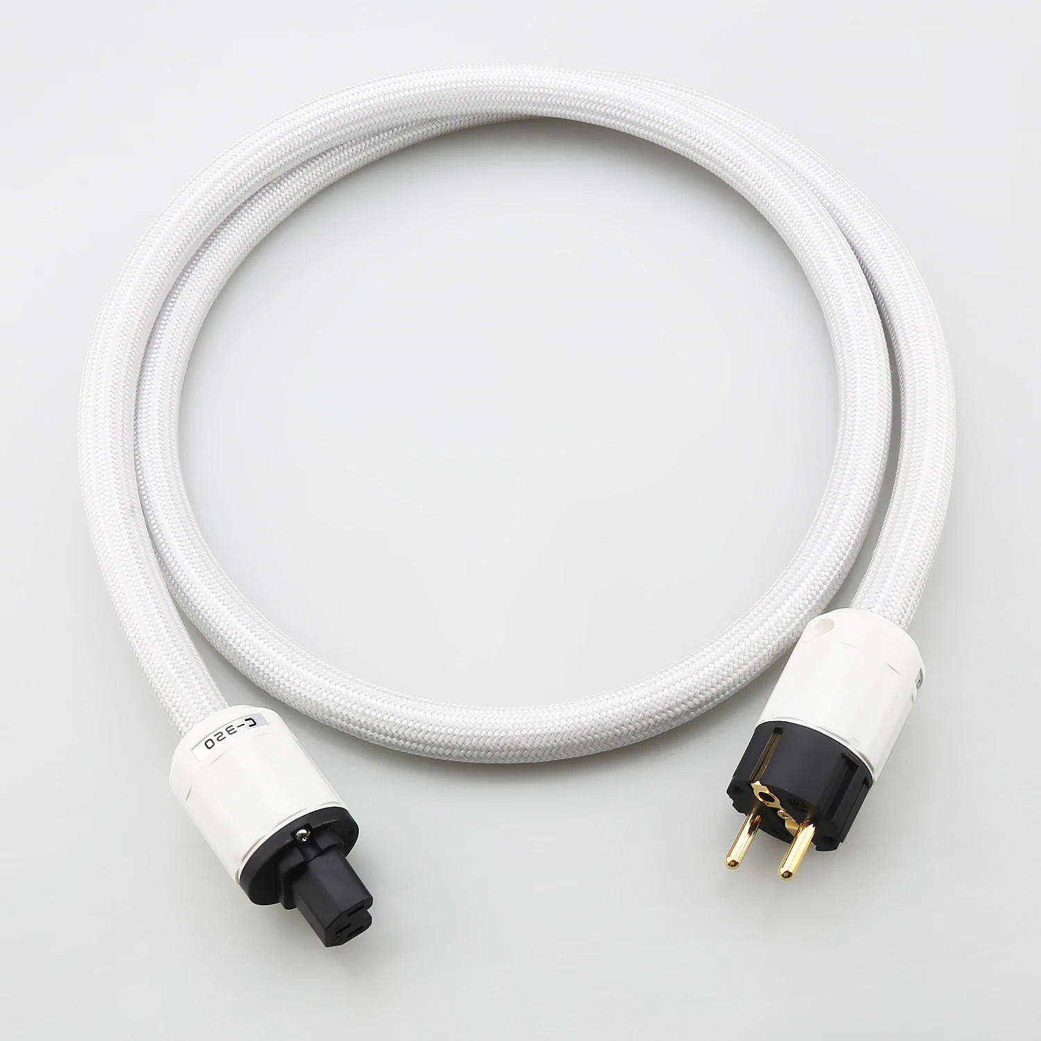 10 AWG OFC Copper Wire Hifi Power Cable US EU AU HIFI Audio Power Mains Cord