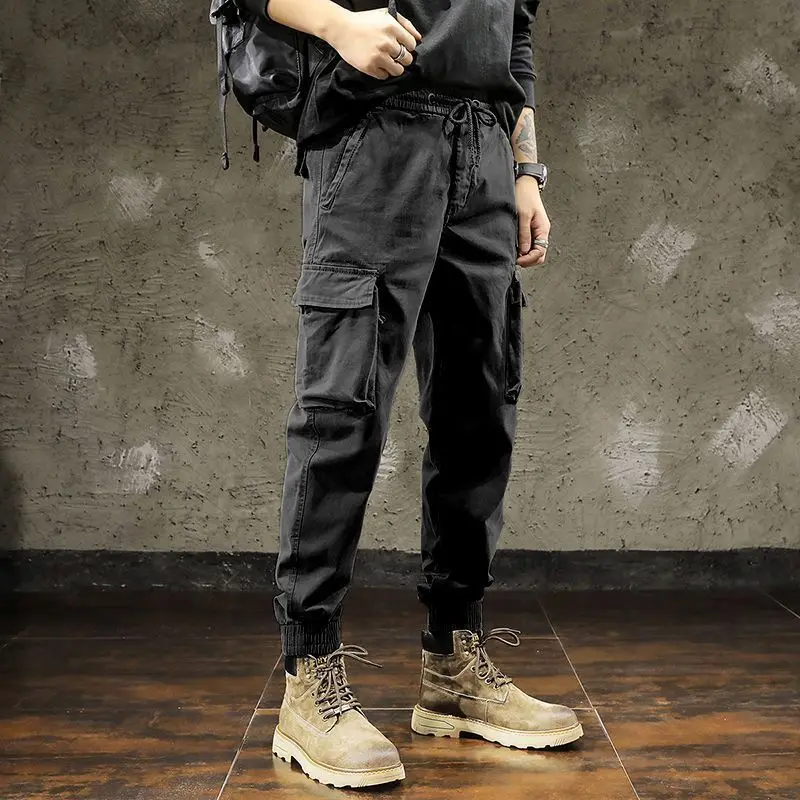 الرحلات دراجة نارية الصيد السعر المنخفض الذكور السراويل عالية الجودة مصمم Techwear رخيصة جديدة في السراويل البضائع الرجالية فضفاضة فضفاضة