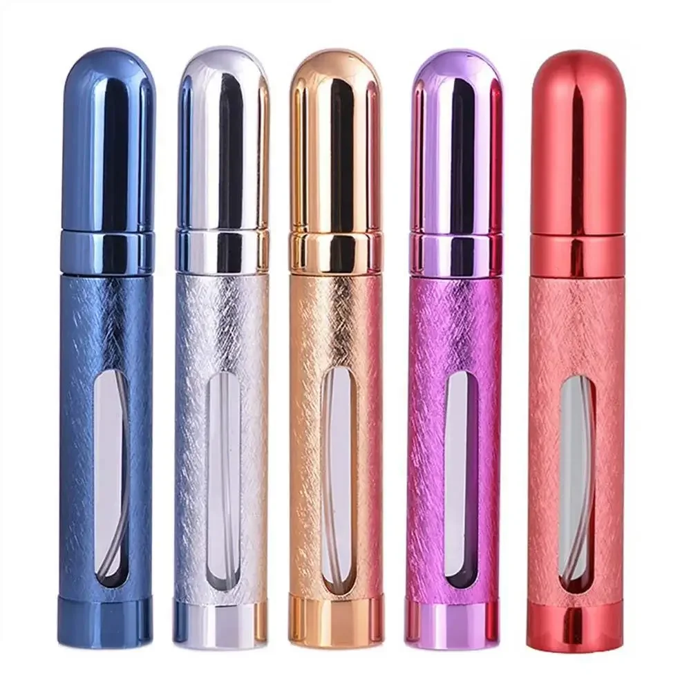 

12ml Refillable Perfume Glass Bottle Travel Aluminum Spray Atomizer Empty Perfume Sprayer Bottles Vials