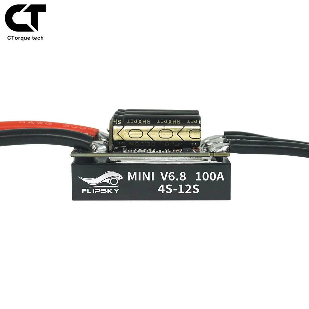 

Flipsky MINI FSESC6.8 60V 100A with heatsink | For DIY Eboard /Electric Scooter / Ebike / Go-Kart / Robotics | Speed Controller