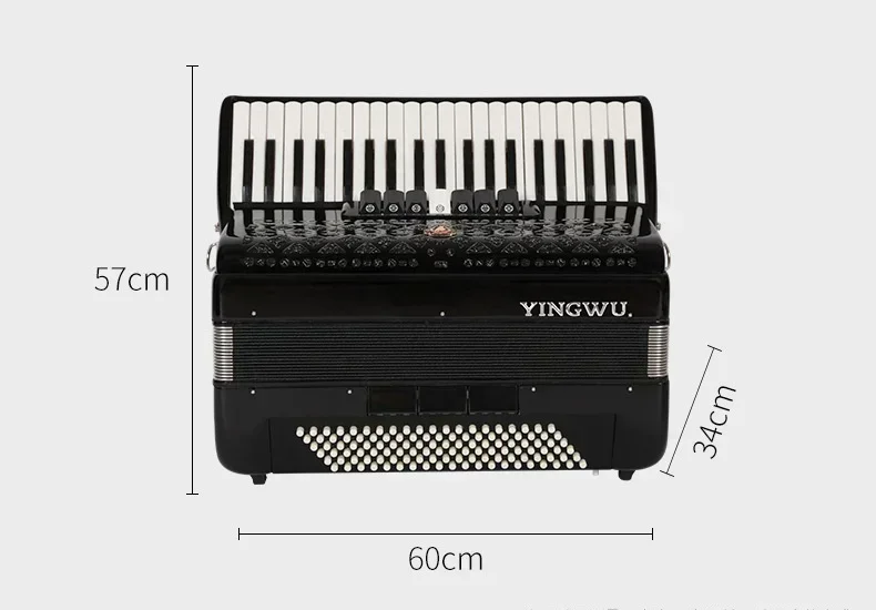 Фортепиано-аккордеон, музыкальные инструменты, официальный подлинный попугай, 41, клавиши, 120-бас, инструмент для начинающих, четырехрядный тростниковый аккордеон