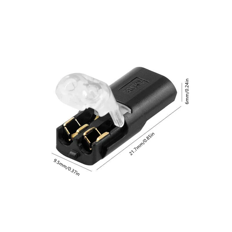 

12v Wire Cable Plug Connector Solderless Press Terminal Connection Clamp Block E Electrical Connector Plug Quick Connect