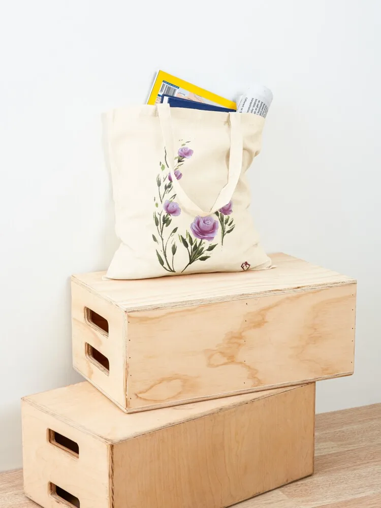 Morning Roses Tote Bag reusable shopping bag Women bags foldable reusable bag Large bags for women