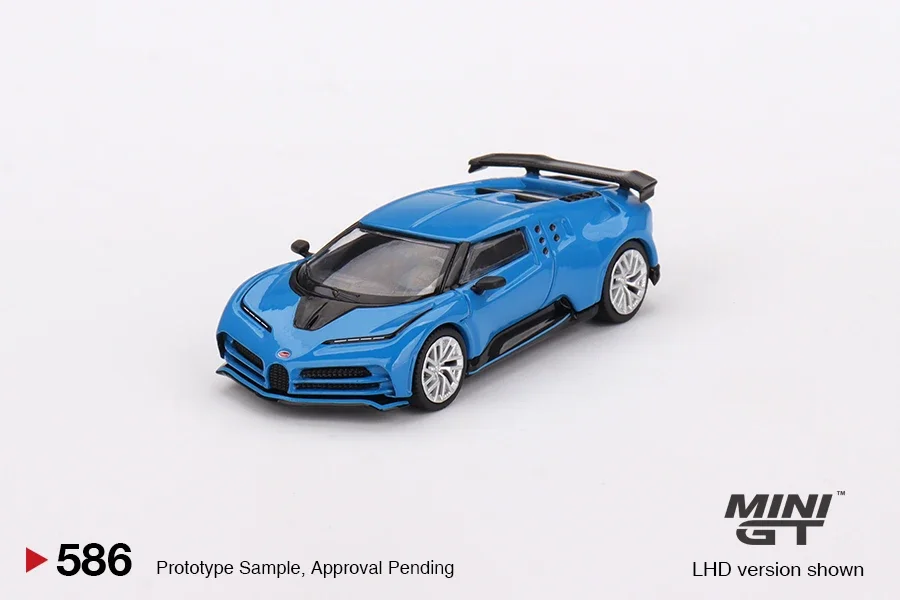 MINIGT Bugatti Centodieci Blu Chiron Pur Sport Divo Presentatie Chiron Super Diecast Diorama Auto Model Speelgoed