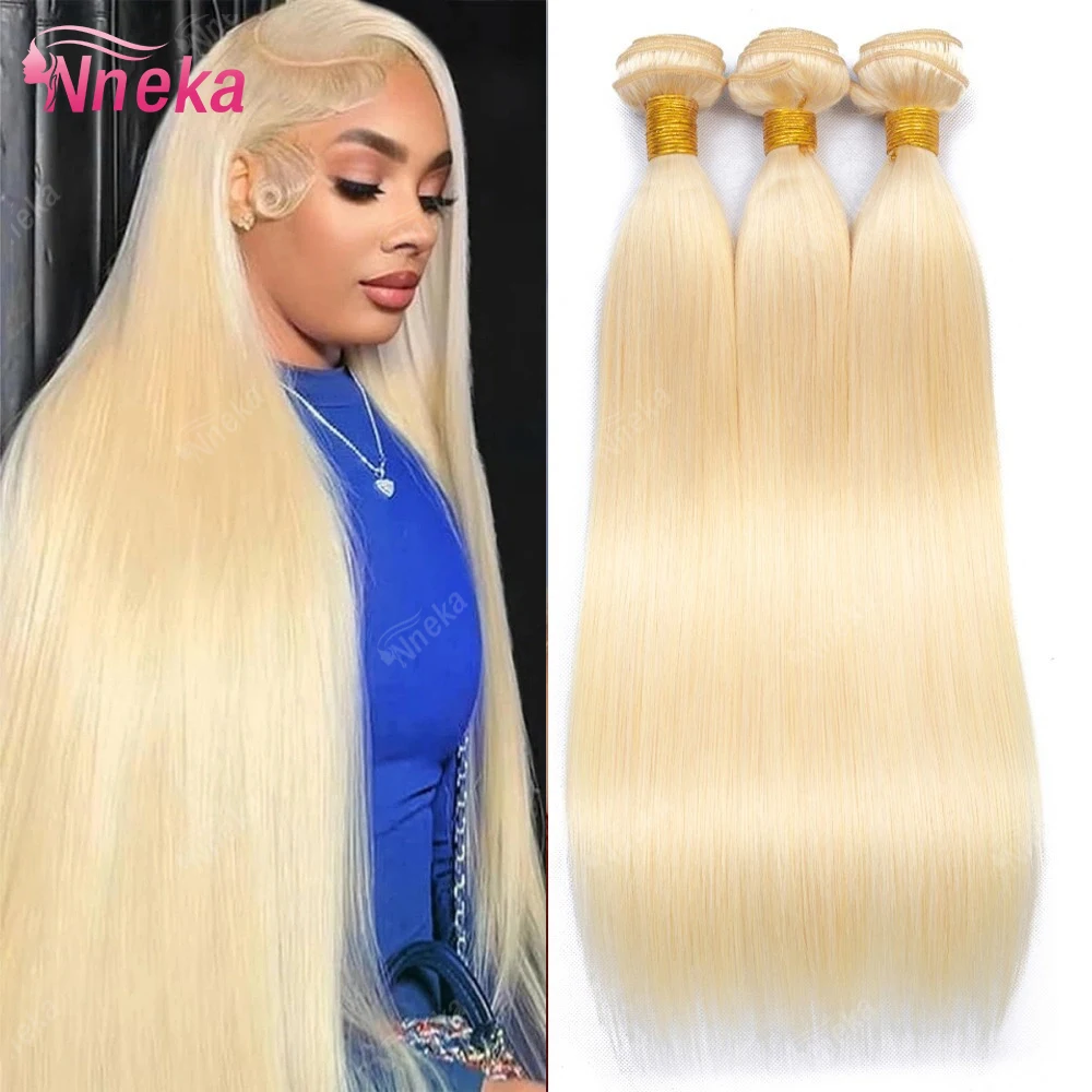 

12A 613 Honey Blonde Super Double Drawn Hair Bundles Deal Blonde 613 Hair Weave Bundles Brazilian Human Hair Extensions