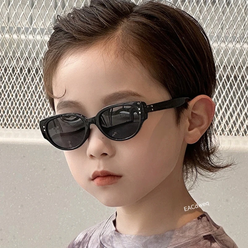 

New Children's Sunglasses for Boys New Sunscreen Retro Girls' Sun Glasses Anti UV Polarized Boys' Baby Glasses UV400 Eyewear