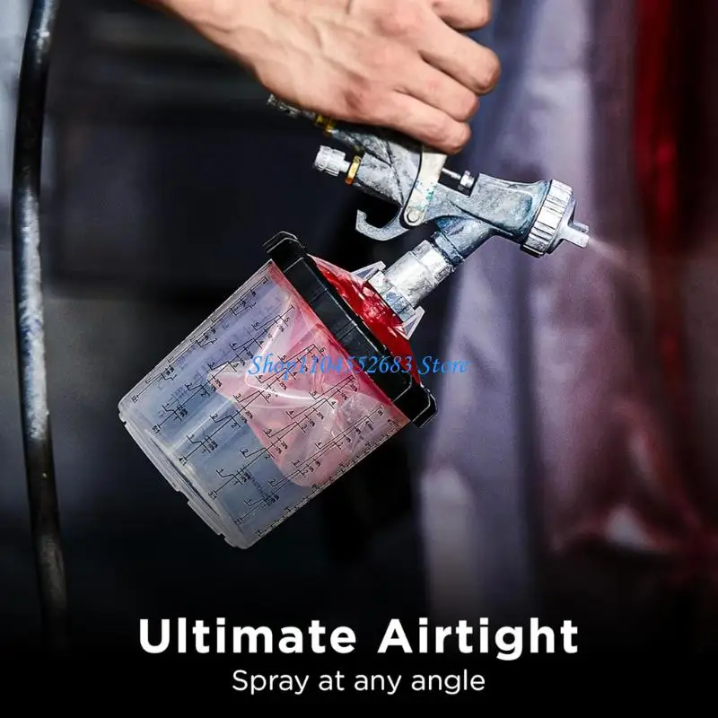 

Y6GD Система смесительной чашки для краски 165/400/600 мл одноразовая жесткая чашка с уплотнениями фильтров