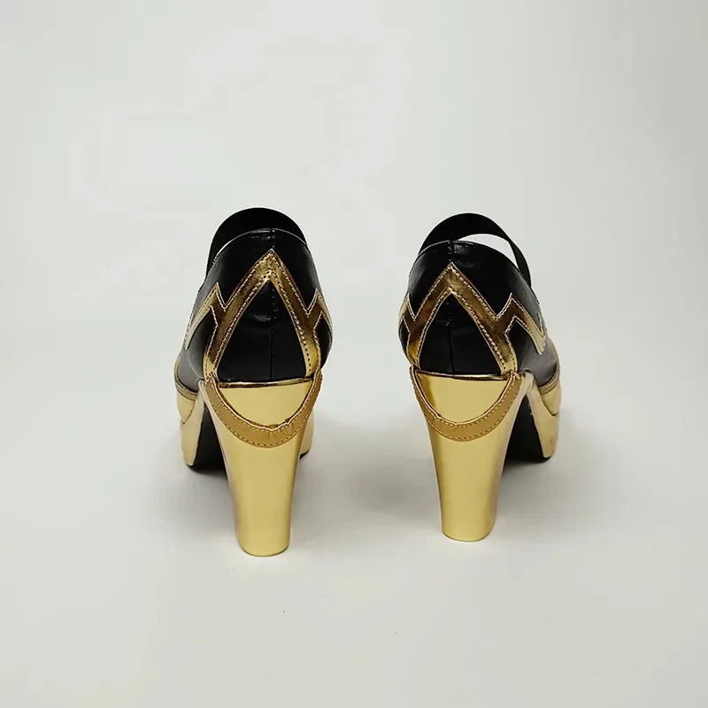 Anime Genshin Impact Cosplay Beidou zapatos bota Halloween carnaval Accesorios